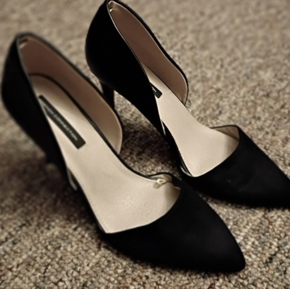 NWOB French Connection SIZE 8 Black Women's High Heels - Picture 7 of 8